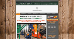 Desktop Screenshot of ecohightech.ro