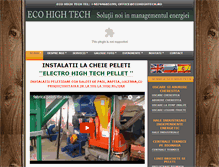 Tablet Screenshot of ecohightech.ro